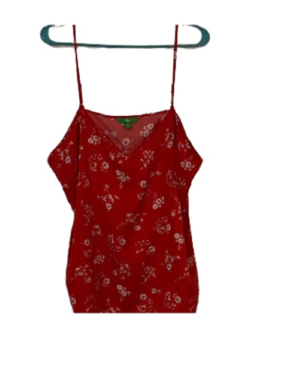 Dip Camisole Red Floral Size XXL
